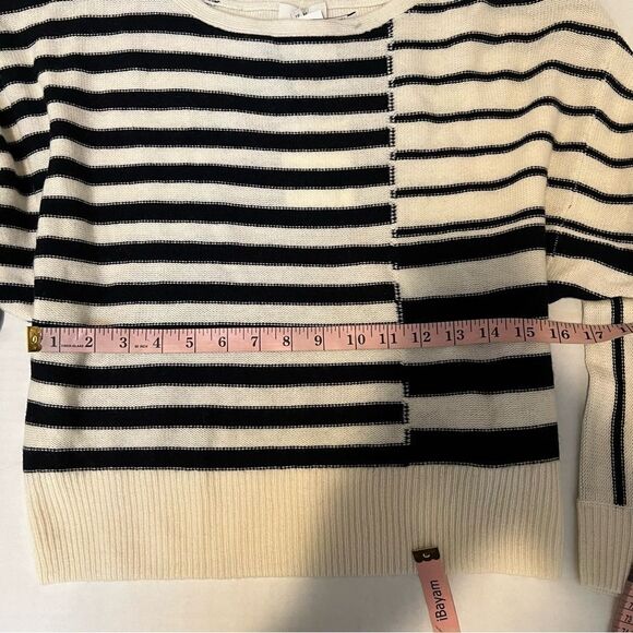 NWT Revolve x Joie Maridel Sweater in Porcelain & Midnight | Size XS - Picture 9 of 12